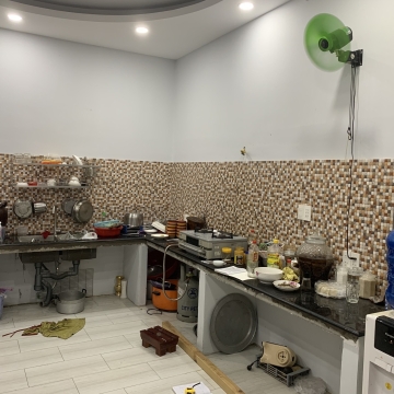 CẢI TẠO BẾP XÂY BÊ TÔNG NHÀ A QUANG Q12