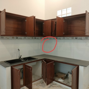 CẢI TẠO BẾP CŨ GỖ CĂM XE TRUYỀN THỐNG 