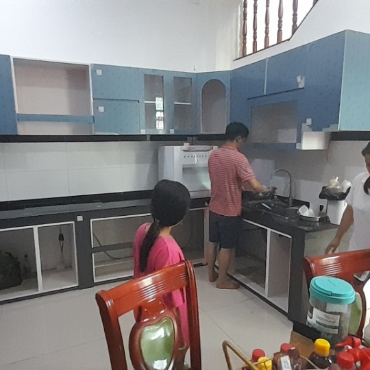 CẢI TẠO BẾP CŨ CÓ XÂY BÊ TÔNG 