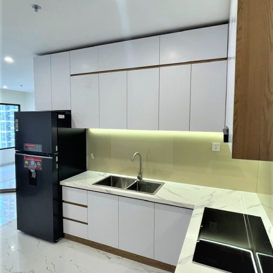 TỦ BẾP CĂN HỘ WIN Q9 - NHÀ CHỊ THẢO
